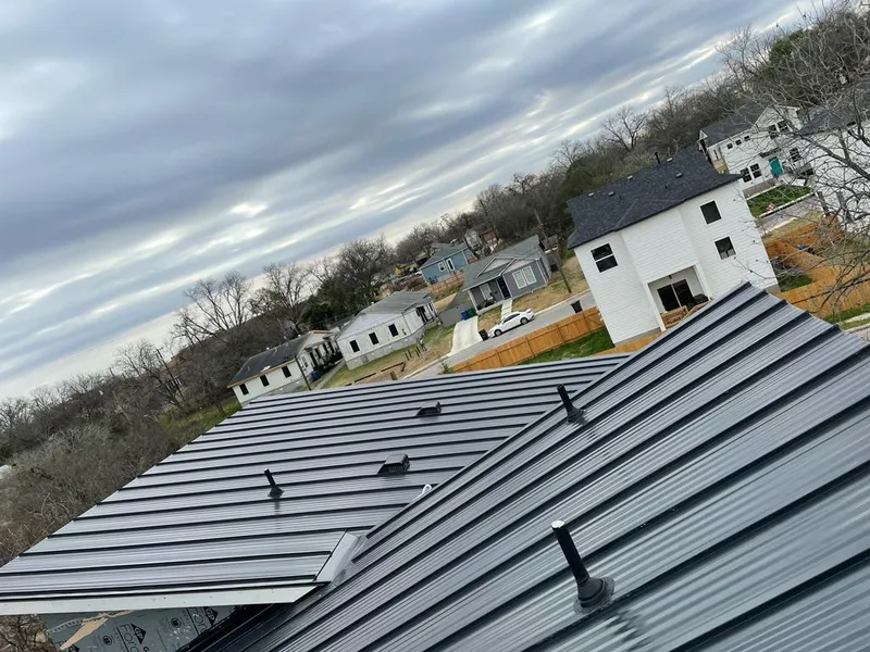 Standing seam metal roof panels with vents for Skylight Repair in The Dalles